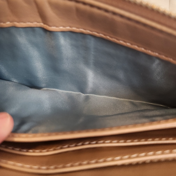 Coach Penelope Carryall Bag Leather And Snakeskin With Matching Wallet/Wristlet - Picture 16 of 17